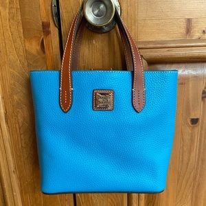 Turquoise Dooney & Bourke Mini Waverly Tote